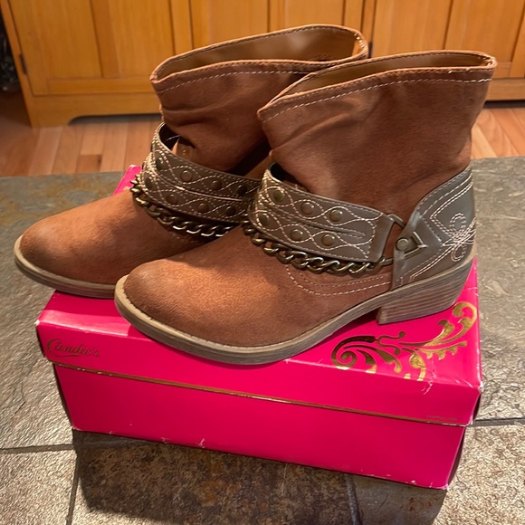 Candie’s Cacuracotan Brown Booties- Size 7 🤎🍂🤠 - Picture 4 of 16